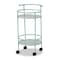 Baxton Studio Newell MidCentury Modern Mint Green Finished Metal 2Tier Kitchen Cart 213-12480-ZORO - alternate 7